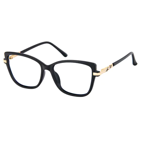 Square Black Eyeglasses