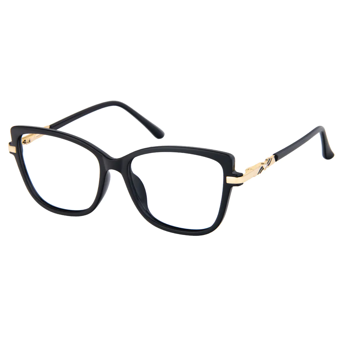 Square Black Eyeglasses