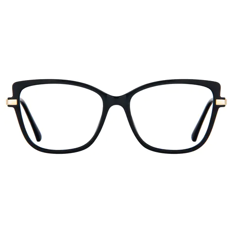 Square Black Eyeglasses