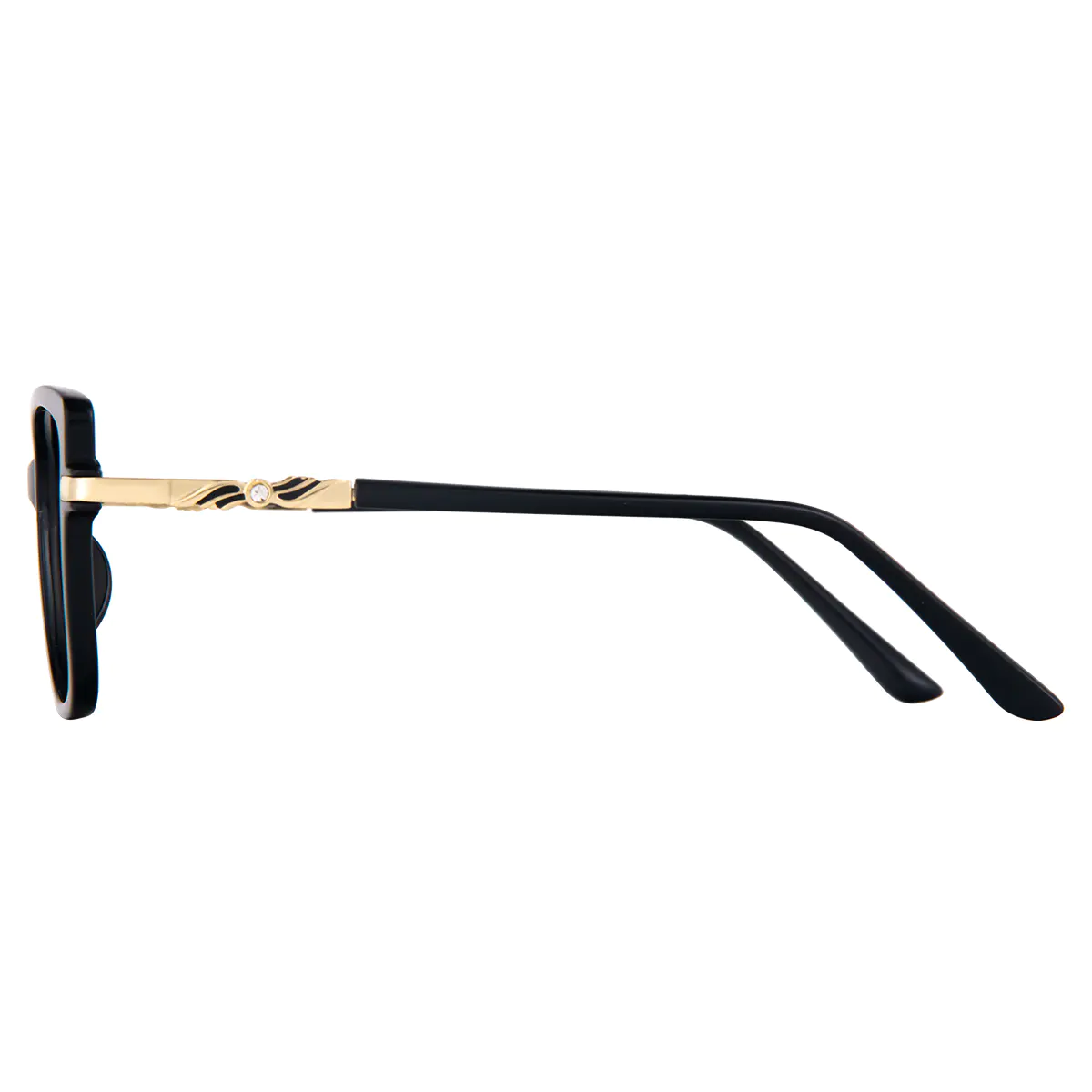 Square Black Eyeglasses