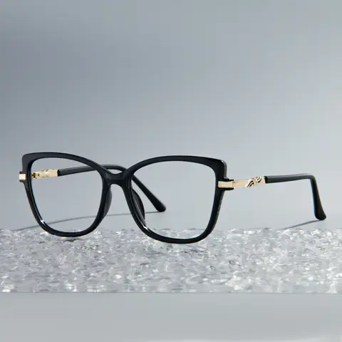 Square Black Eyeglasses