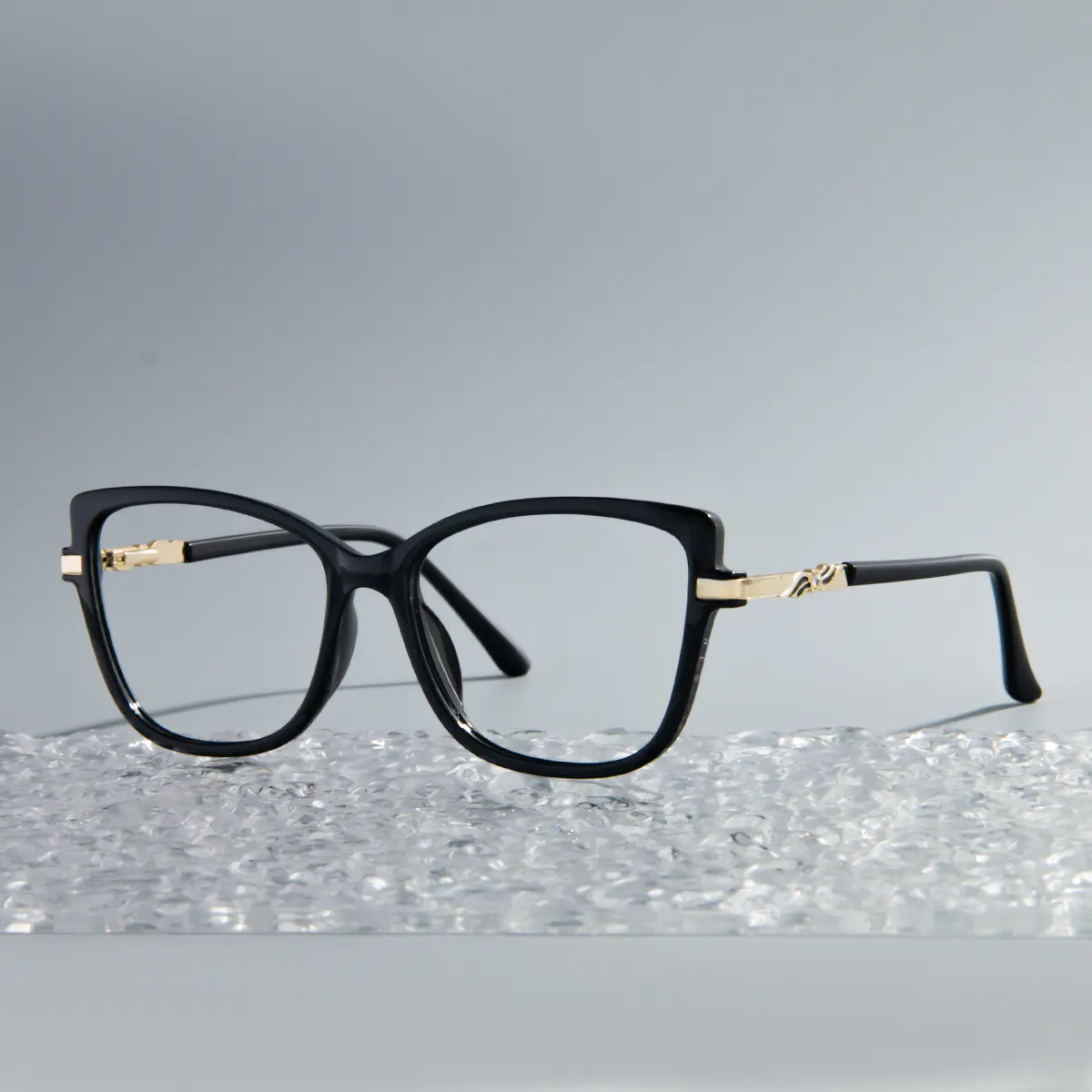 Square Black Eyeglasses