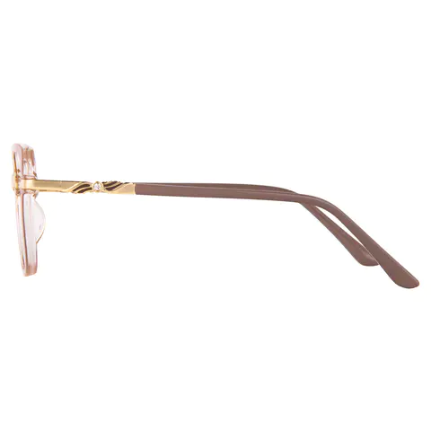 Square Gradient Brown Eyeglasses