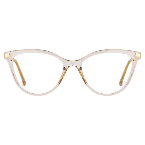 Cat-eye Cream Eyeglasses