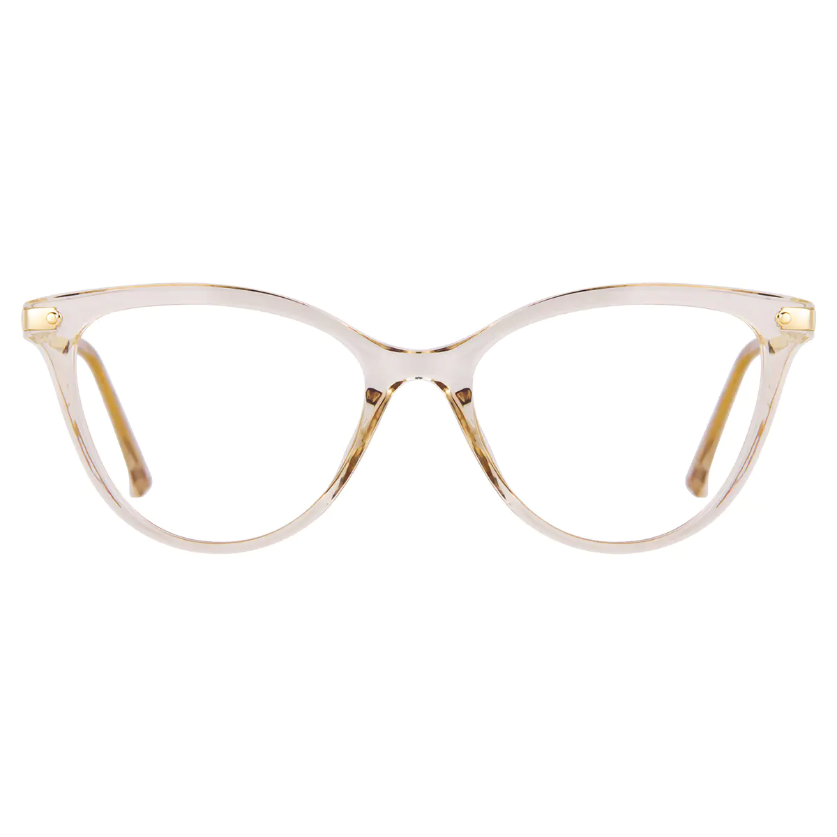 Cat-eye Cream Eyeglasses
