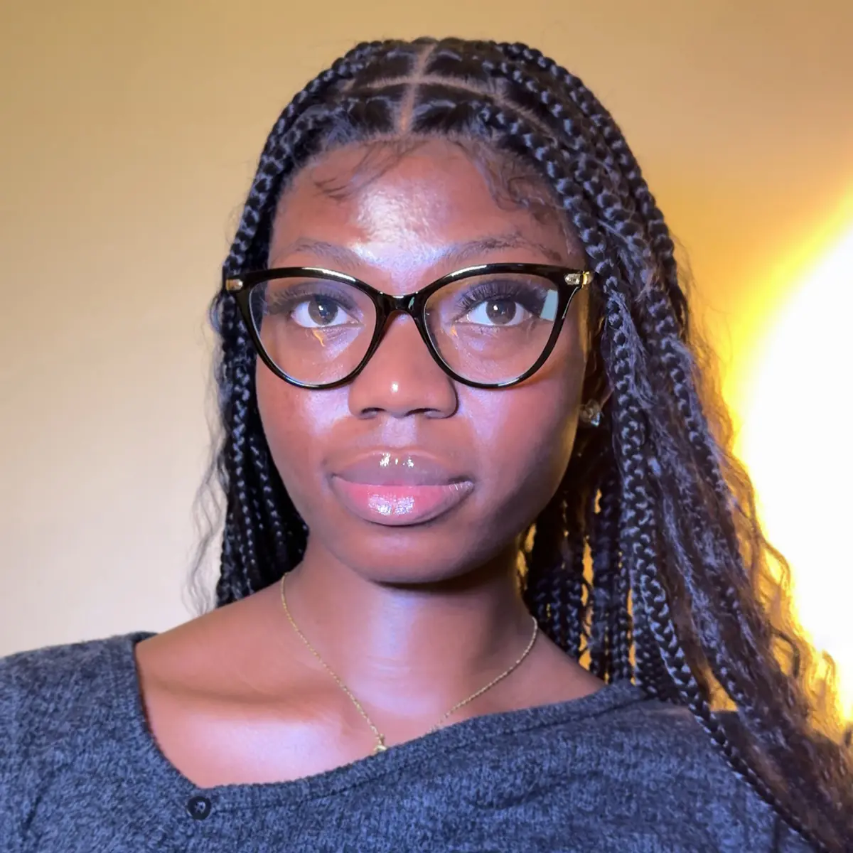 Cat-eye Black Eyeglasses