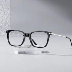 Square Black Eyeglasses