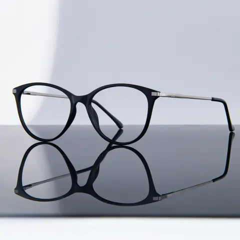 Cat-eye Black Eyeglasses