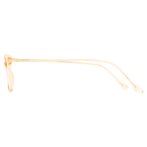 Rectangle Transparent Yellow Eyeglasses