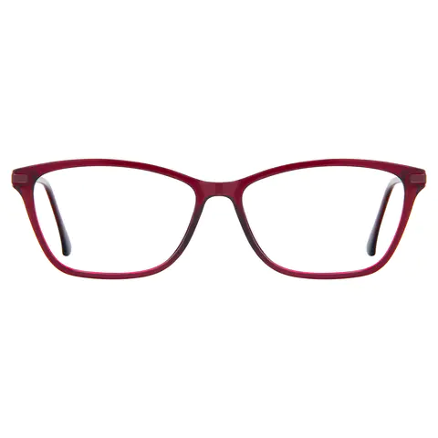 Rectangle Wine Eyeglasses