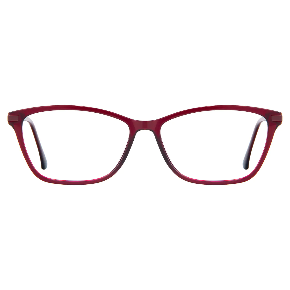 Rectangle Wine Eyeglasses