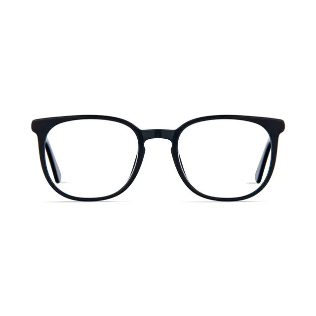Square Black Eyeglasses