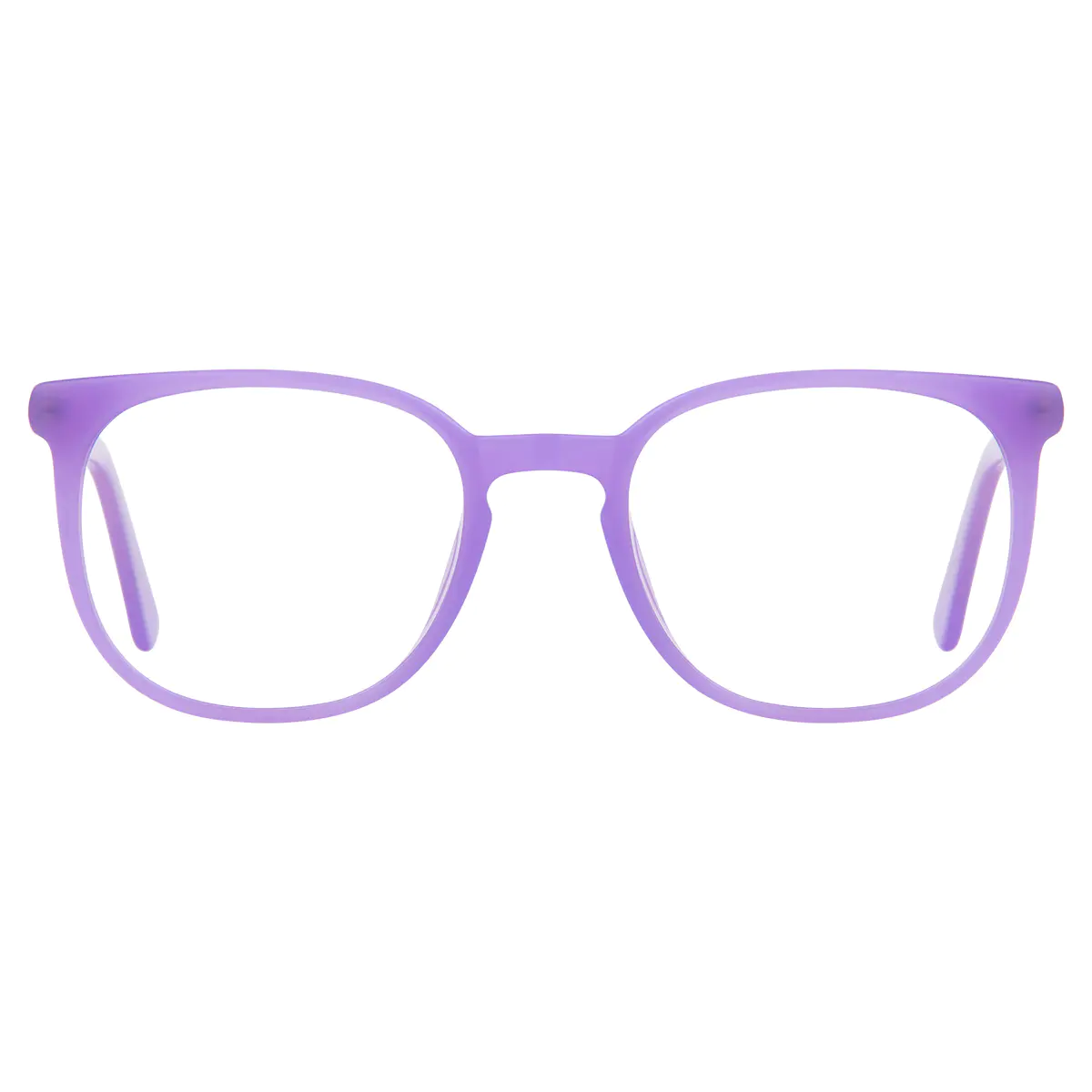 Square Purple Eyeglasses
