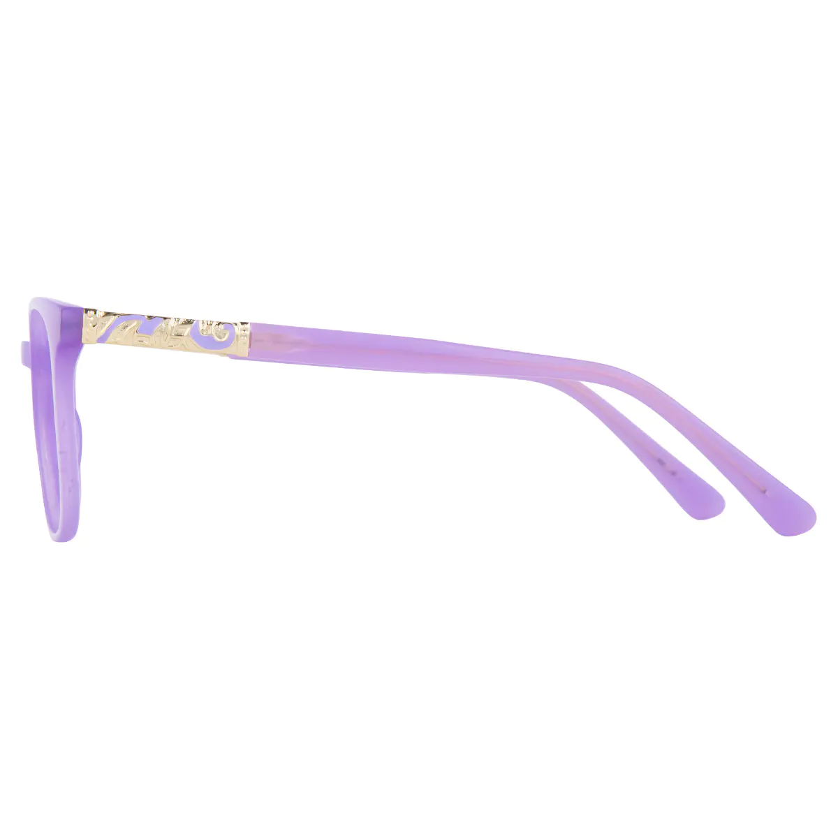 Square Purple Eyeglasses