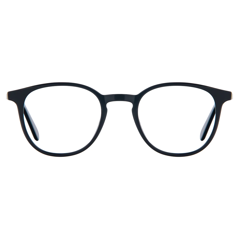 Round Black Eyeglasses