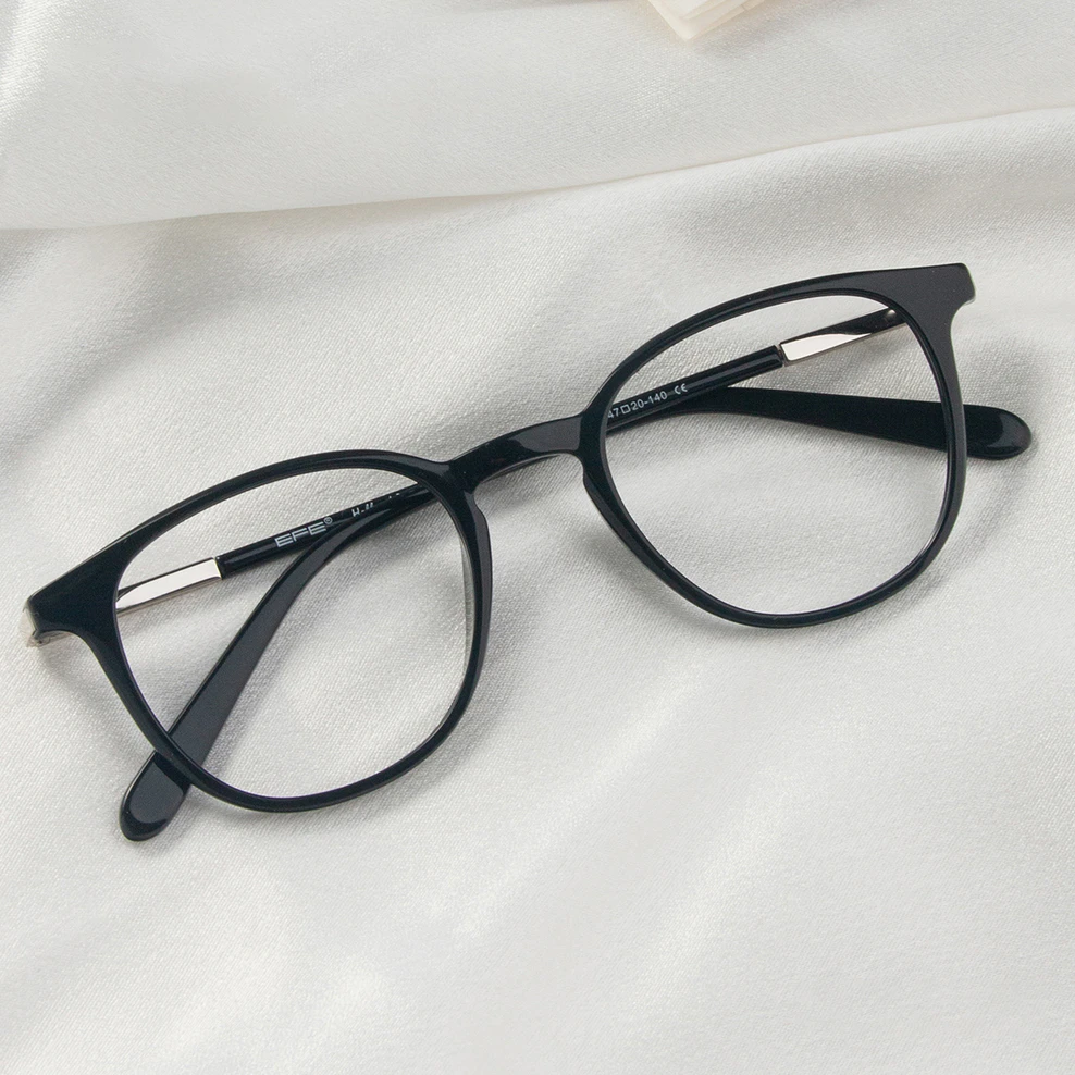 Round Black Eyeglasses
