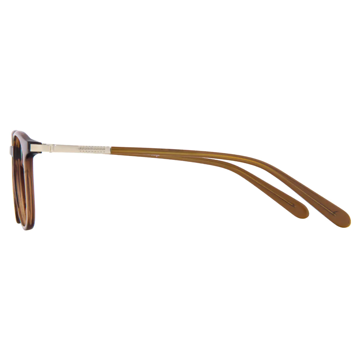 Round Brown Eyeglasses