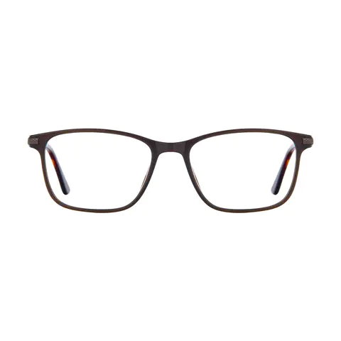 Rectangle Brown Eyeglasses