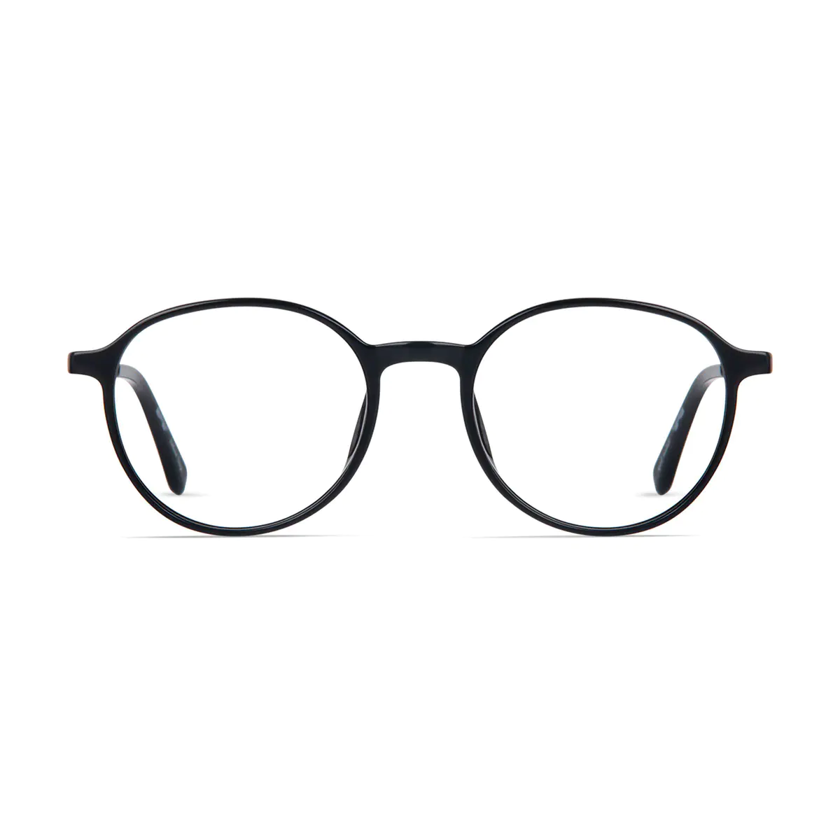 Round Black Eyeglasses