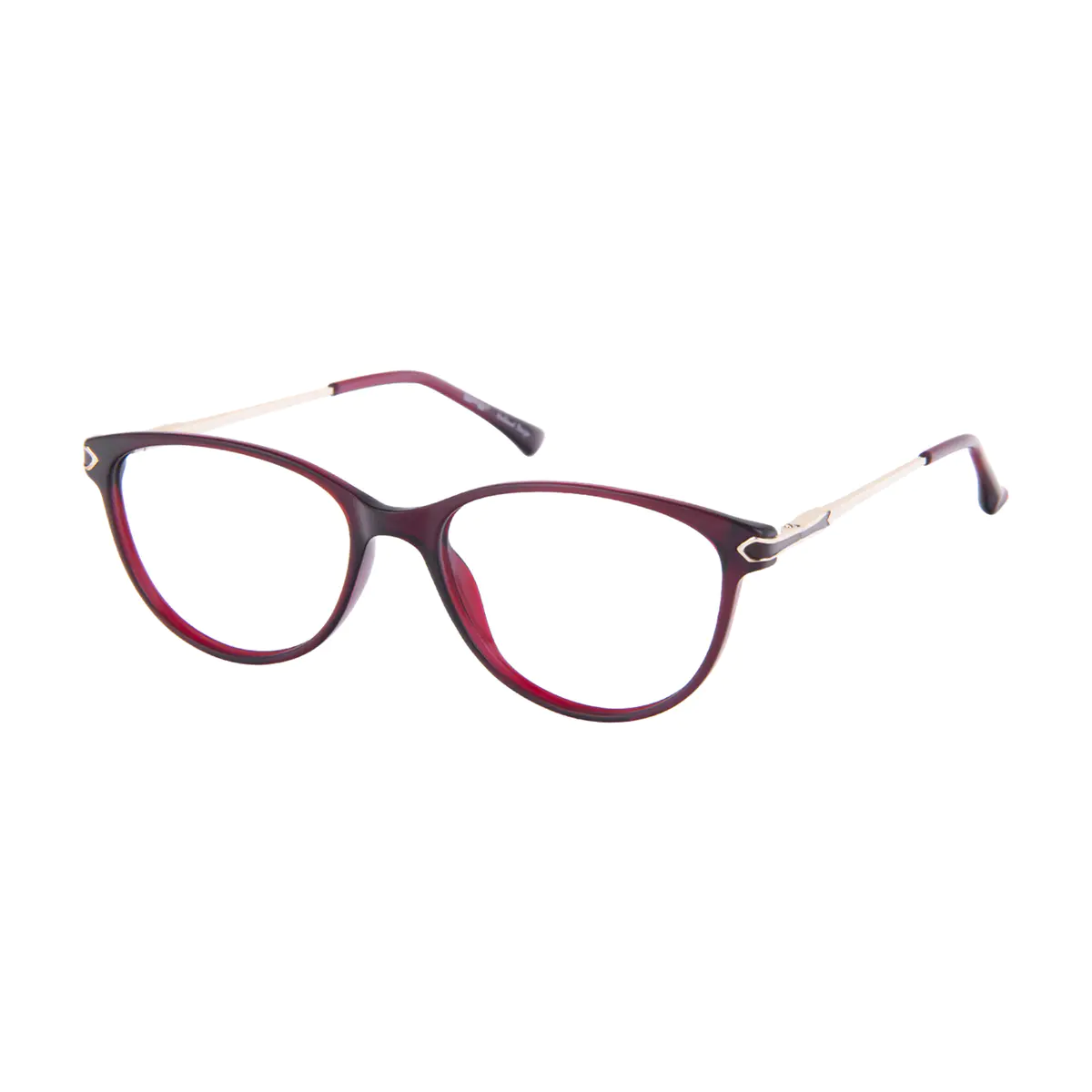 Cat-eye Wine Eyeglasses