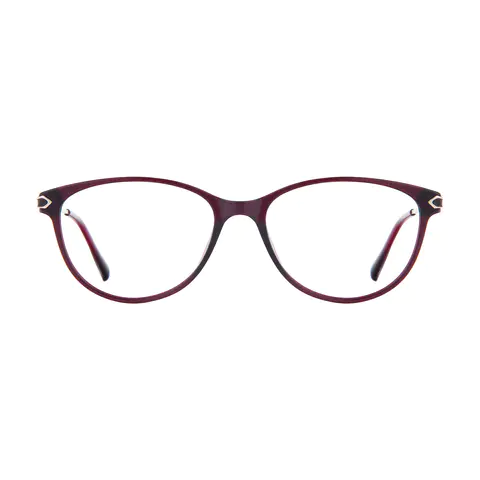 Cat-eye Wine Eyeglasses