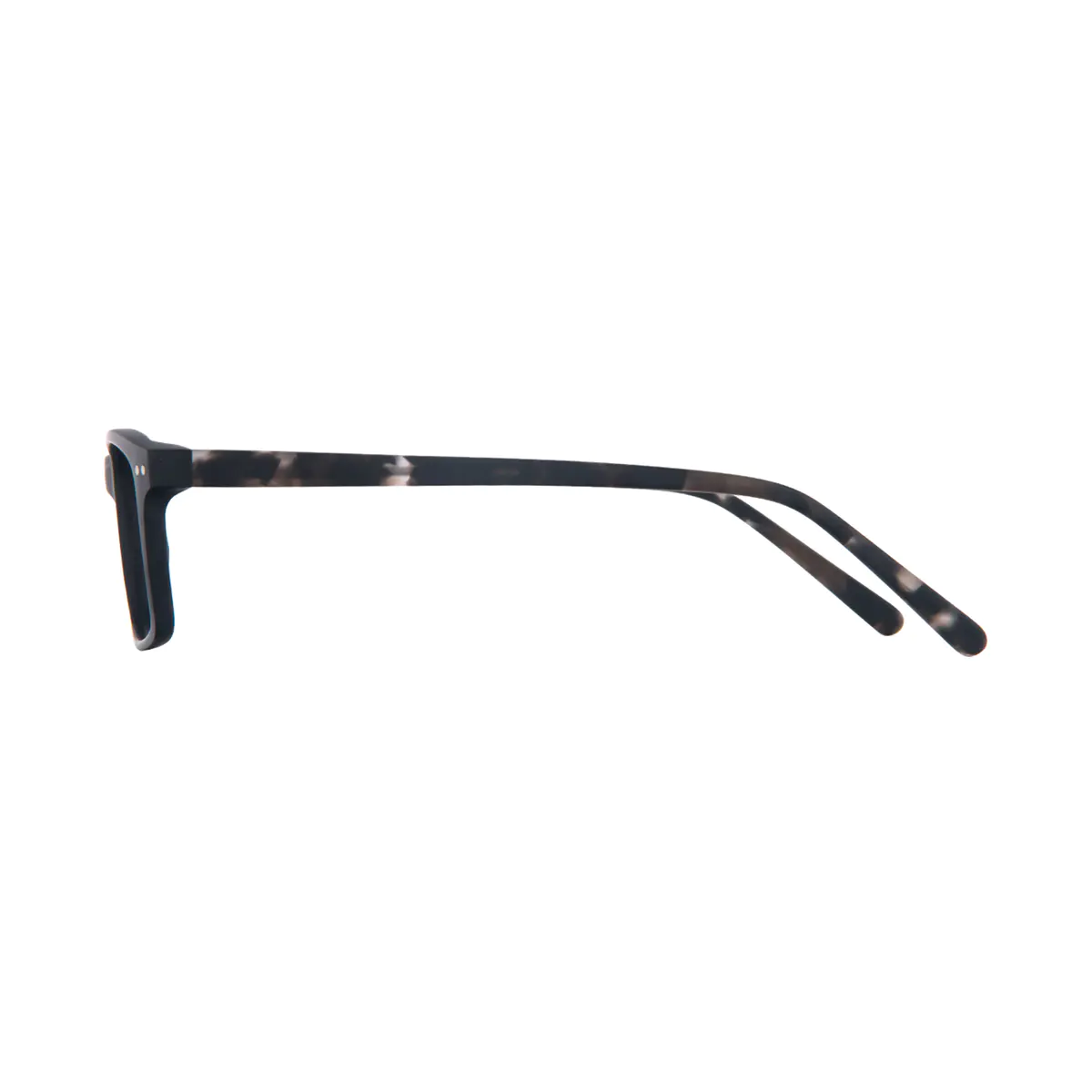 Rectangle Dark Tortoiseshell Eyeglasses