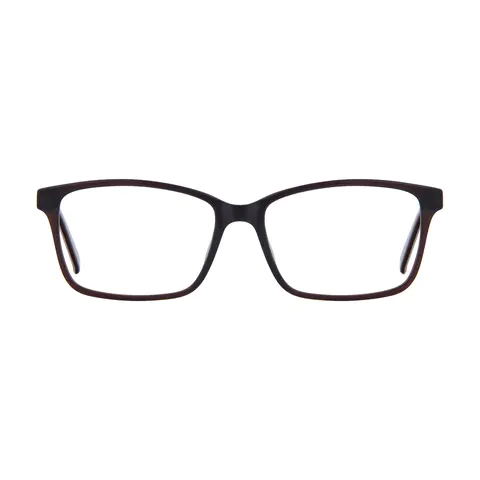 Rectangle Brown Eyeglasses