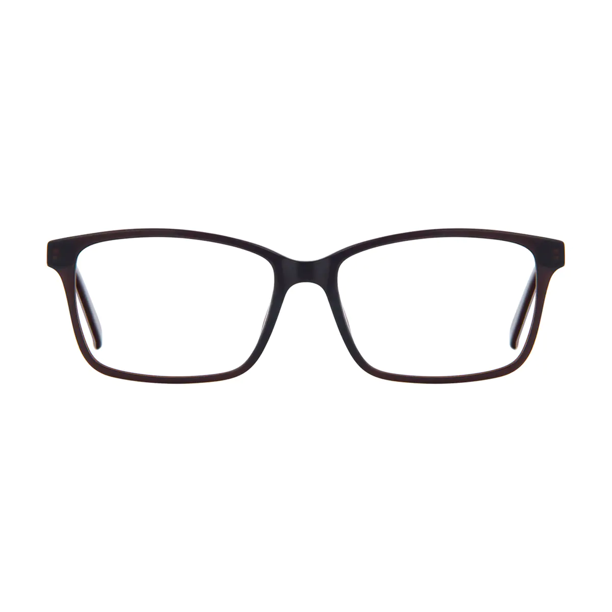 Rectangle Brown Eyeglasses
