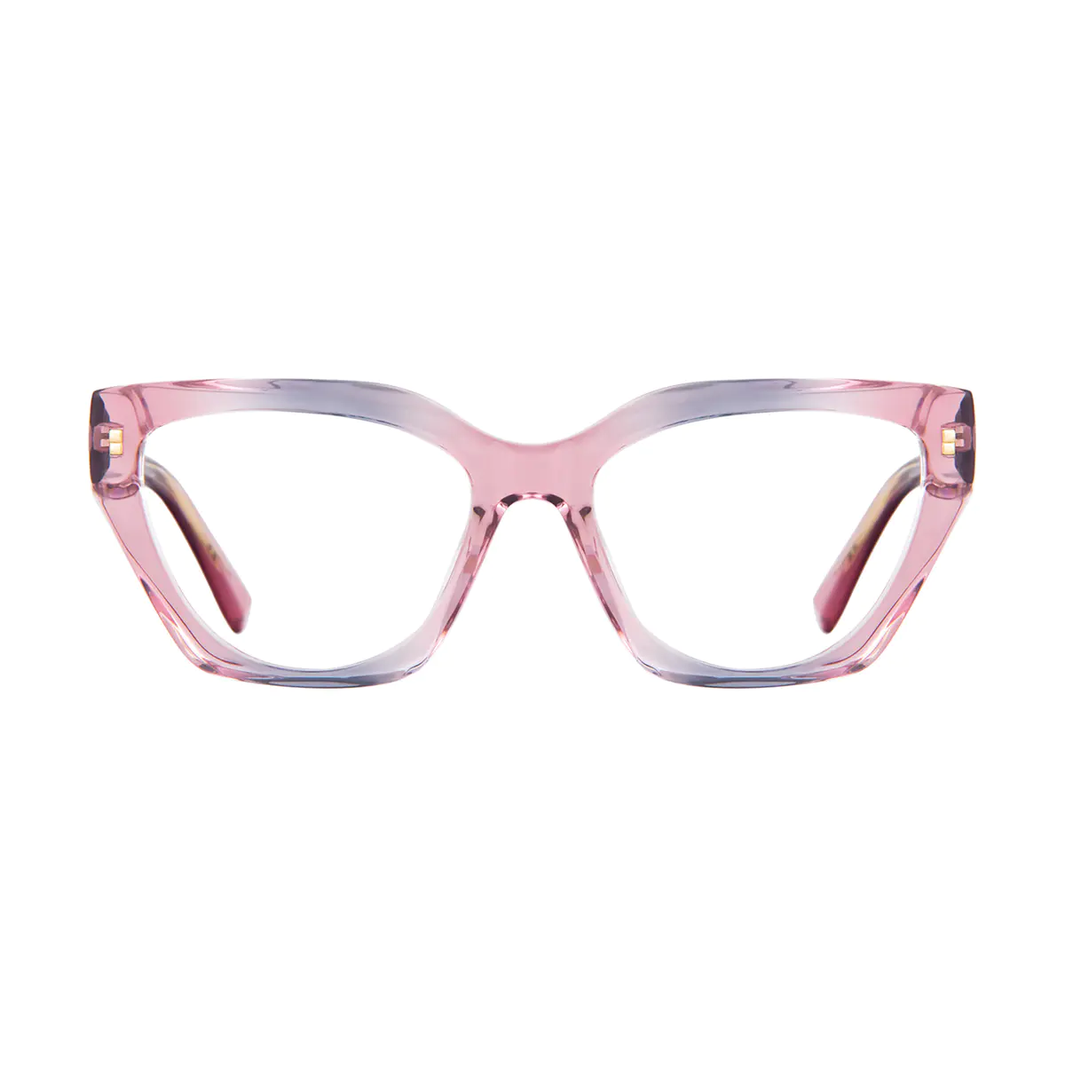 Square Pink Eyeglasses