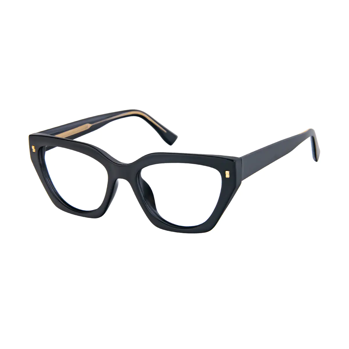 Square Black Eyeglasses