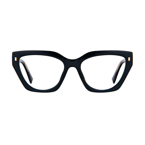 Square Black Eyeglasses