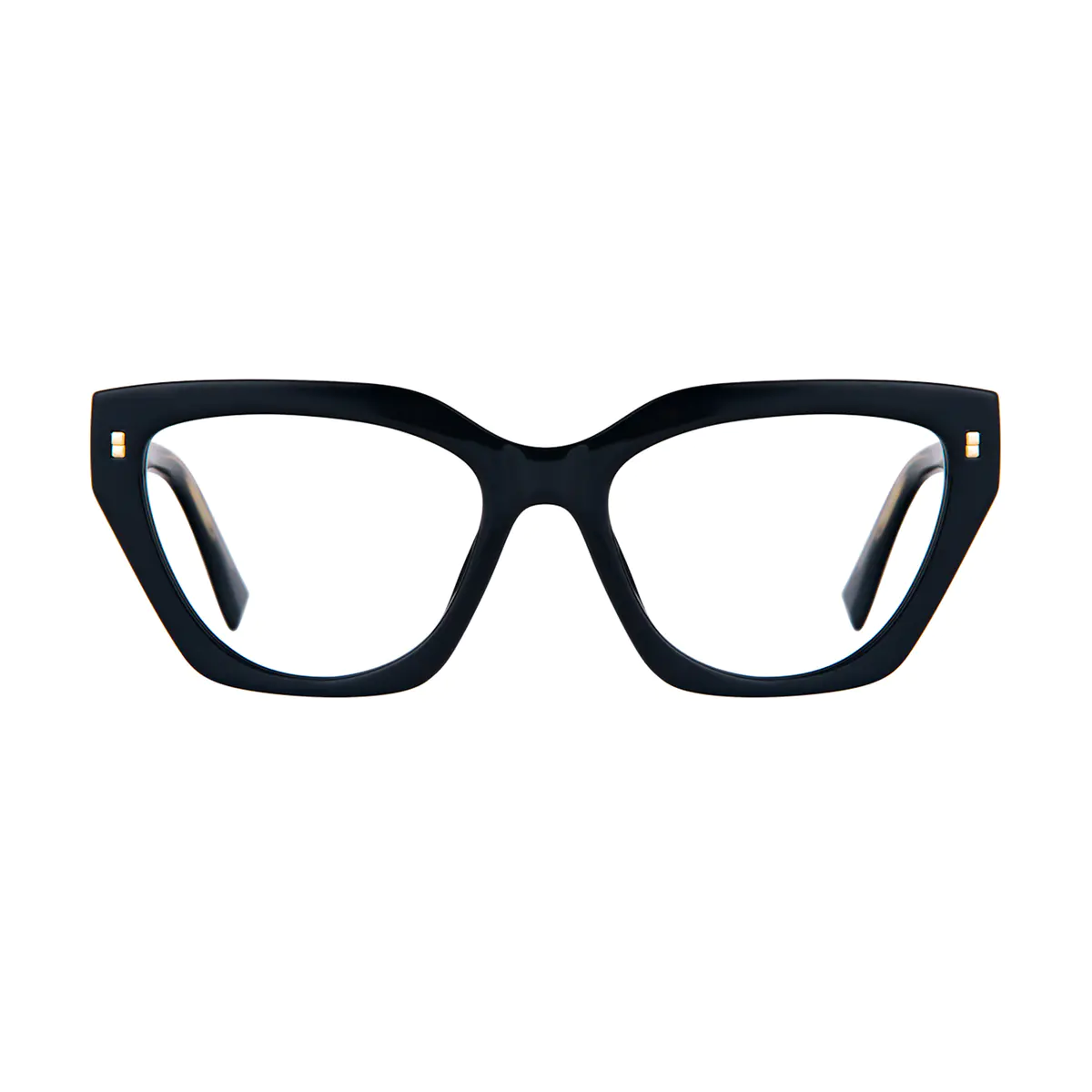 Square Black Eyeglasses