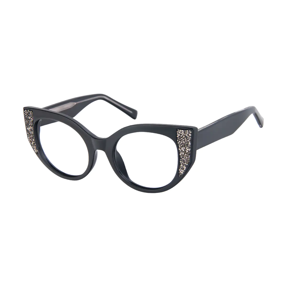 Cat-eye Black Eyeglasses