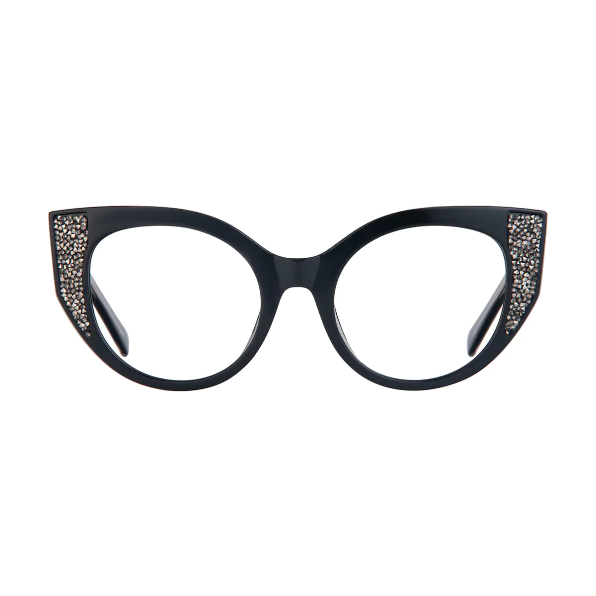 Cat-eye Black Eyeglasses