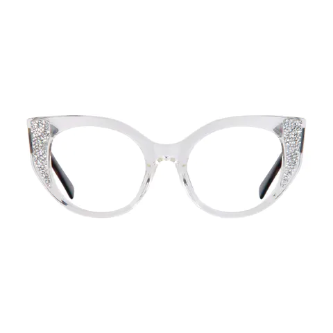 Cat-eye Clear Eyeglasses
