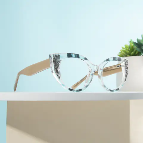 Cat-eye Multicolor Eyeglasses