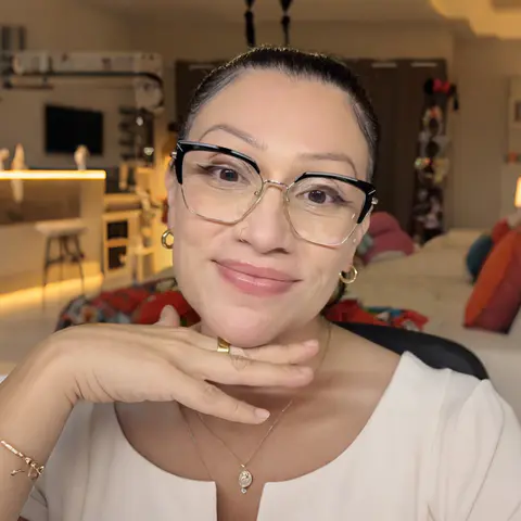 Cat-eye Black Gold Eyeglasses