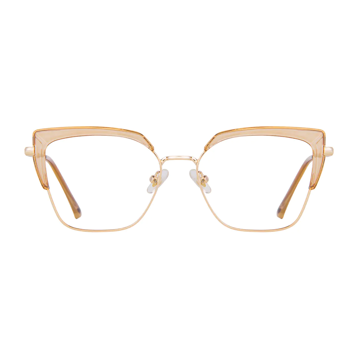Cat-eye Light Brown Eyeglasses