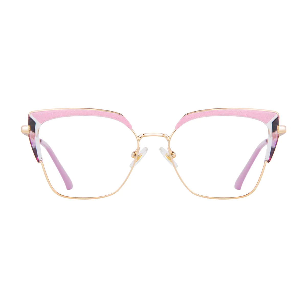 Cat-eye Pink/Gold Eyeglasses