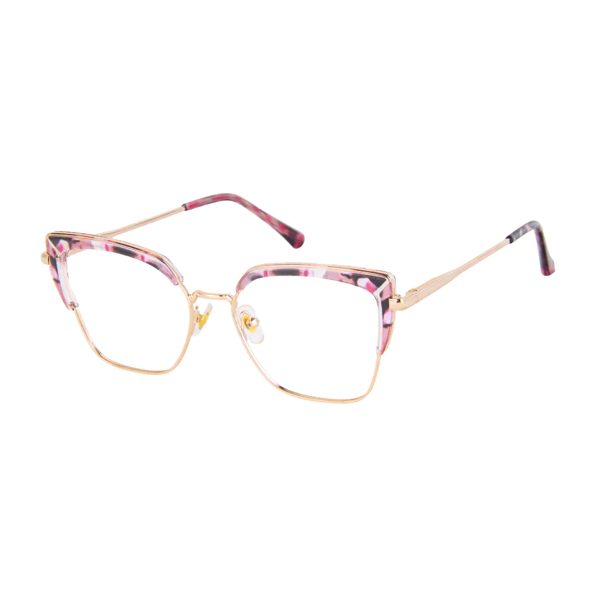 Cat-eye Pink Tortoiseshell Eyeglasses