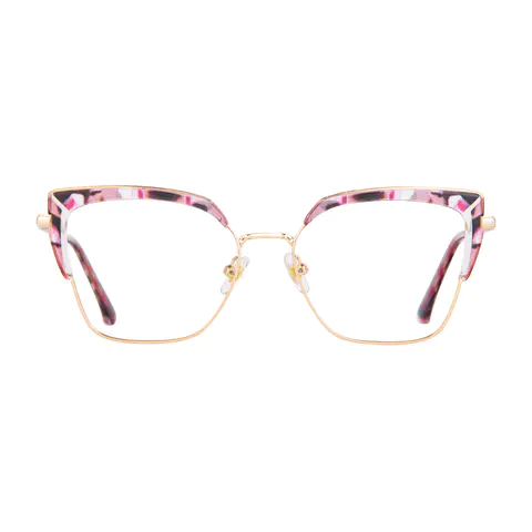 Cat-eye Pink Tortoiseshell Eyeglasses