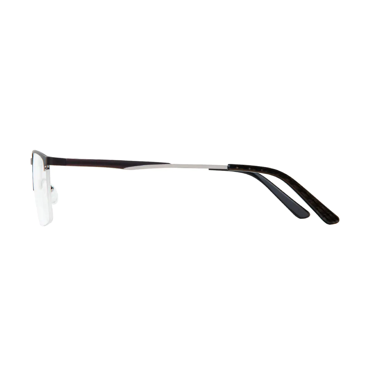Rectangle Brown Eyeglasses