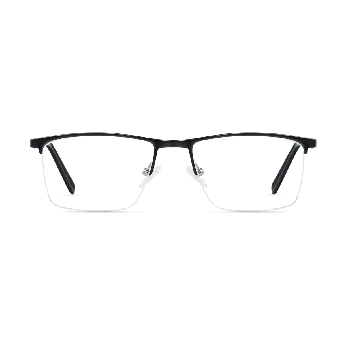 Rectangle Gray Eyeglasses