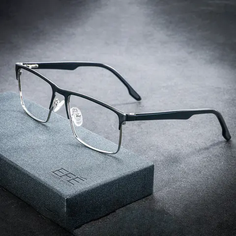 Rectangle Black Eyeglasses
