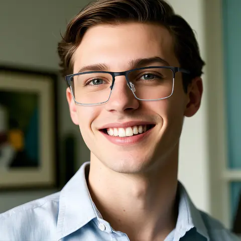 Rectangle Black Eyeglasses