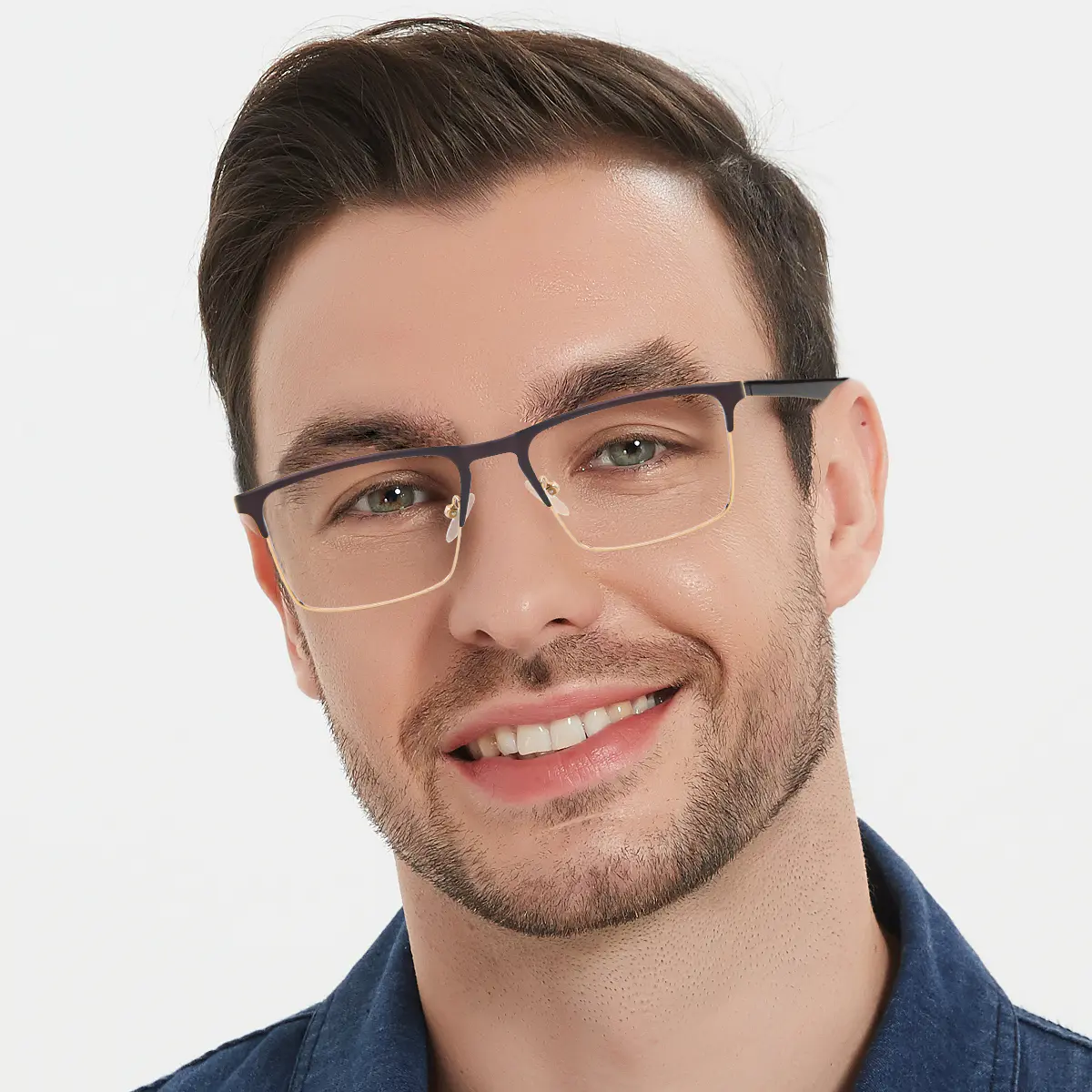 Rectangle Black Eyeglasses