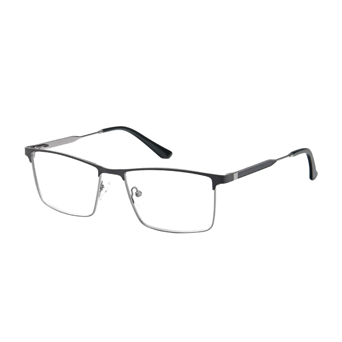 Rectangle Brown Eyeglasses