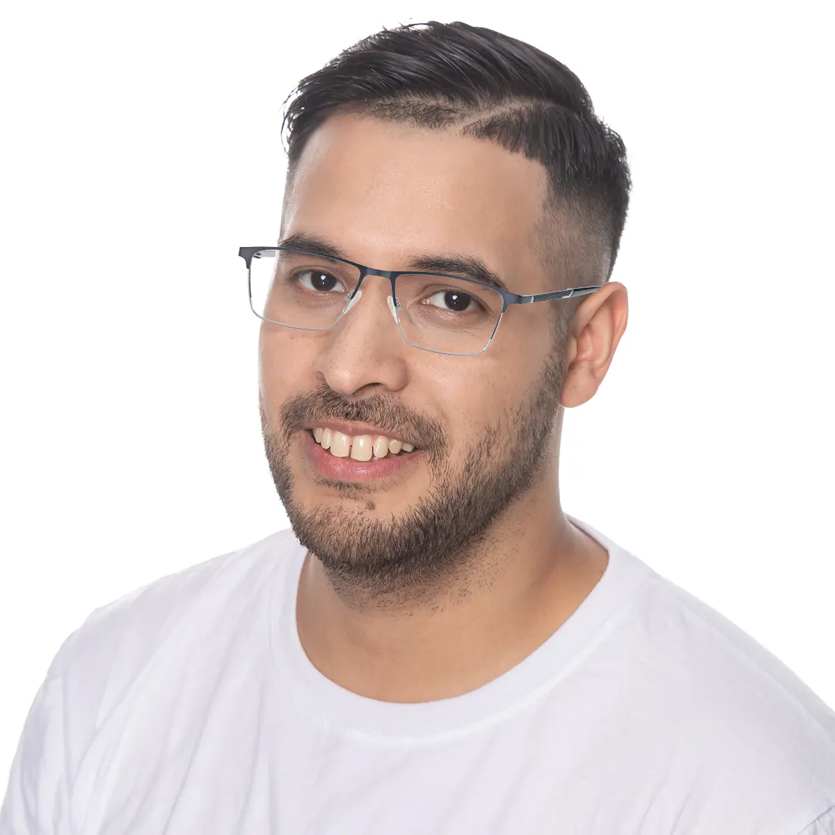 Rectangle Brown Eyeglasses