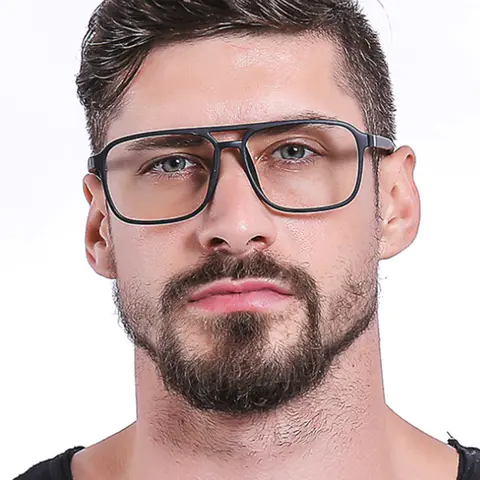 Aviator Black Eyeglasses