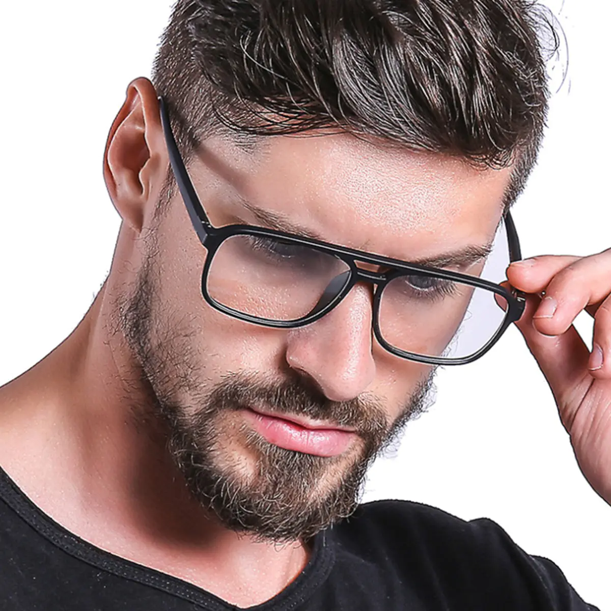 Aviator Black Eyeglasses